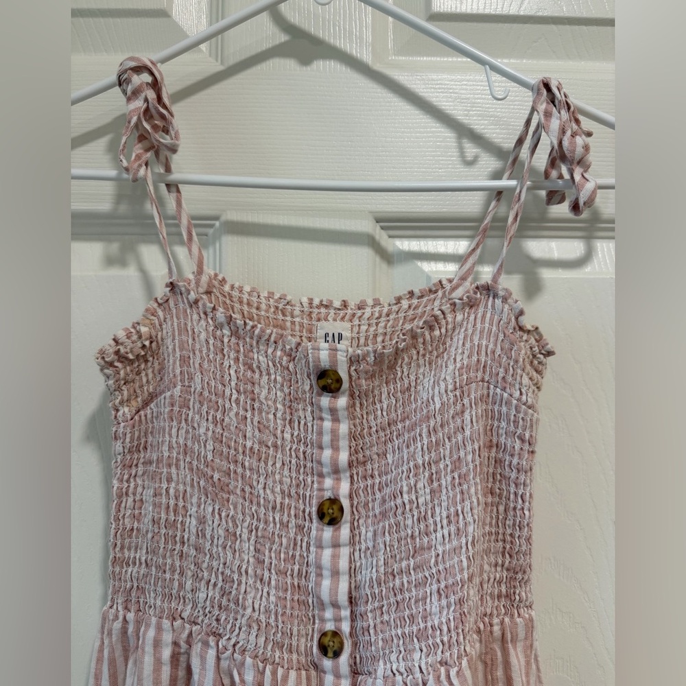 GAP Pink Striped Dress